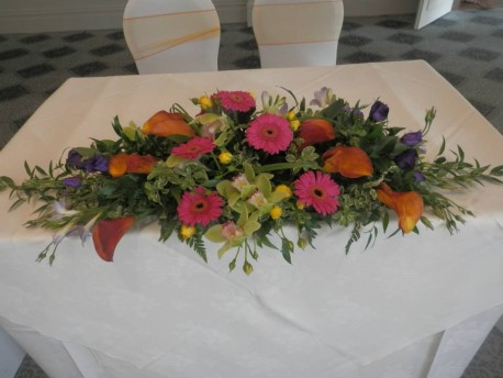 Top table flower display